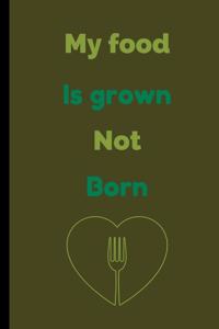 My Food Is Grown Not Born