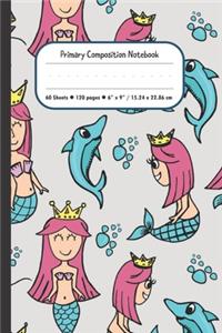 Mermaid Primary Composition Notebook