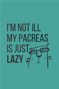 Lazy Cat Design Diabetic Log Book