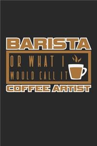 Barista Or What I Would Call It
