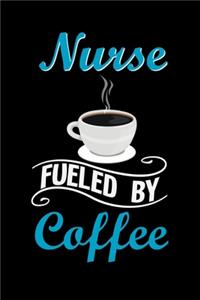 Nurse fueled by coffee
