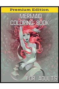 Mermaid Coloring Book for Adults