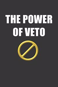 The Power Of Veto Notebook
