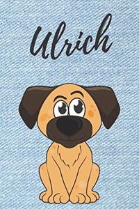 Ulrich Hunde Notizbuch / Notizheft / Malbuch / Kritzelbuch / Tagebuch / Journal / DIN A5 / Geschenke