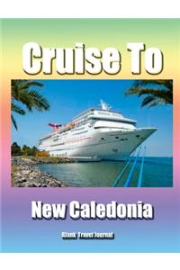 Cruise to New Caledonia/Blank Page Personalized Journal/Diary/Notebook/ Glossy