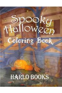 Spooky Halloween Coloring Book