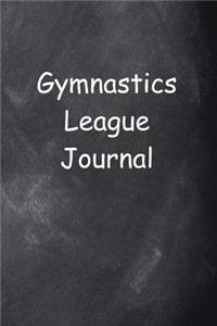 Gymnastics League Journal Chalkboard Design