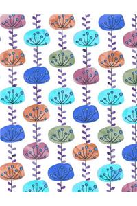 My Big Fat Journal Notebook Abstract Sketchy Trees Pattern 2