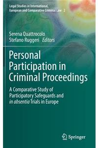Personal Participation in Criminal Proceedings