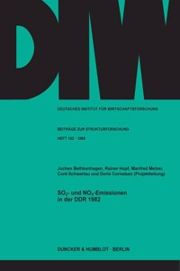 So2- Und Nox-Emissionen in Der Ddr 1982