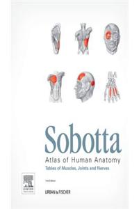 Sobotta Tables of Muscles, Joints and Nerves, English/Latin