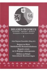 Belgien Im Blick: Interkulturelle Bestandsaufnahmen - Regards Croises Sur La Belgique Contemporaine- Blikken Op Belgie Interculturele Beschouwingen