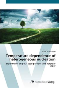 Temperature dependence of heterogeneous nucleation