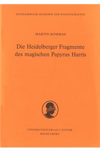 Die Heidelberger Fragmente Des Magischen Papyrus Harris