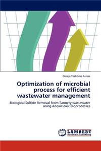 Optimization of microbial process for efficient wastewater management