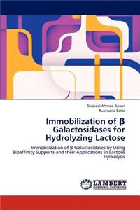Immobilization of ß Galactosidases for Hydrolyzing Lactose