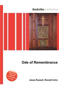 Ode of Remembrance