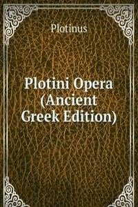 Plotini Opera