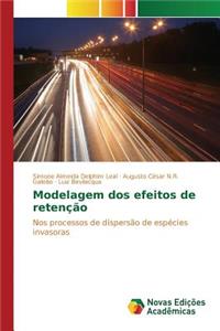 Modelagem dos efeitos de retenção