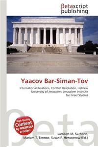 Yaacov Bar-Siman-Tov