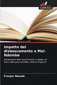 Impatto del disboscamento a Mai-Ndombe