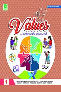 Evergreen Candid CBSE Values : For 2022 Examinations(CLASS 1 )