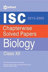 ISC Chapterwise Solved Papers Biology Class- 12Th