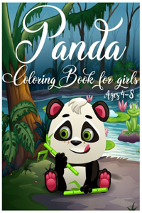 Panda Coloring Book For Girls Ages 4-8