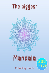 The biggest mandala coloring book