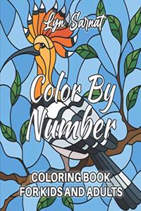 Color By Number Coloring Book For Kids And Adult