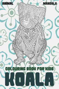 Mandala Colouring Book for Kids - Animal - Koala