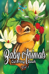 Baby Animals Coloring Book