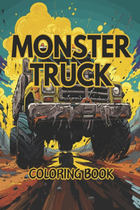 Monster Truck Coloring Book for Kids