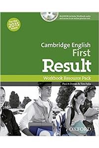 Cambridge English First Result Workbook Without Key and Audio CD