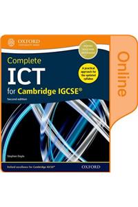 Complete Ict for Cambridge Igcse Online Student Book