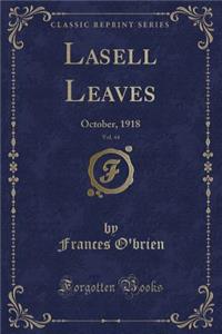 Lasell Leaves, Vol. 44: October, 1918 (Classic Reprint)