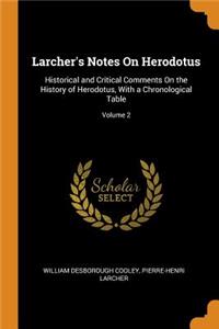 Larcher's Notes on Herodotus