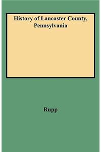 History of Lancaster County, Pennsylvania