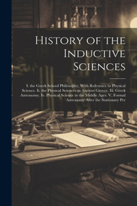 History of the Inductive Sciences