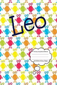 Leo Primary Composition Notebook 120 Draw & Write Pages