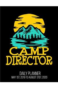 Camp Director Daily Planner May 1st, 2019 to August 31st, 2020