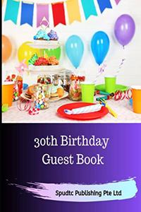 30th Birthday Guest Book