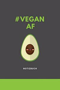 #vegan AF Notizbuch
