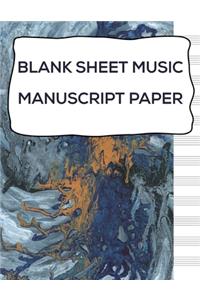 Blank Sheet Music Manuscript Paper