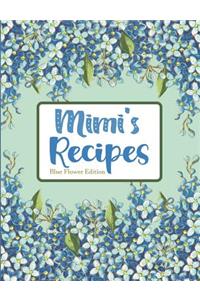 Mimi's Recipes Blue Flower Edition