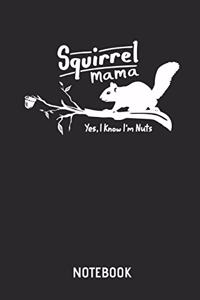 Squirrel Mama - Notebook