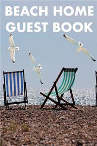 Beach Home Guest Book