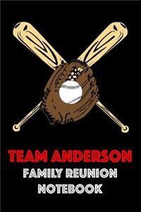 Team Anderson Family Reunion Notebook