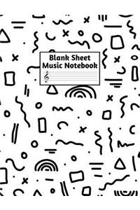 Blank Sheet Music Notebook