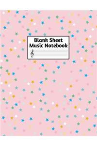 Blank Sheet Music Notebook